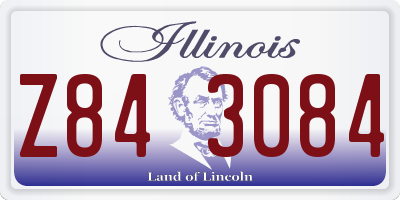 IL license plate Z843084