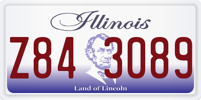 IL license plate Z843089