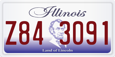 IL license plate Z843091