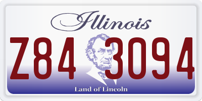 IL license plate Z843094