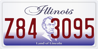 IL license plate Z843095