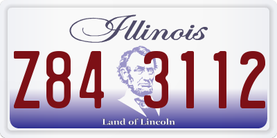IL license plate Z843112