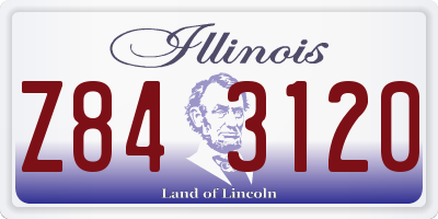 IL license plate Z843120