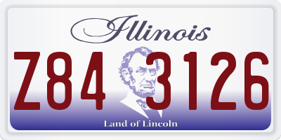 IL license plate Z843126