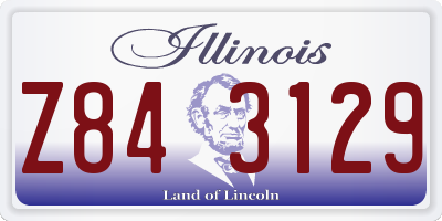 IL license plate Z843129