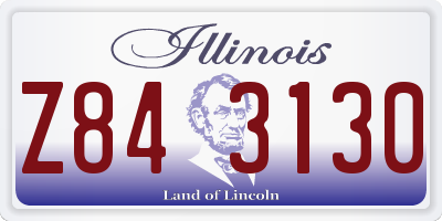 IL license plate Z843130