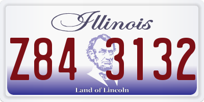 IL license plate Z843132
