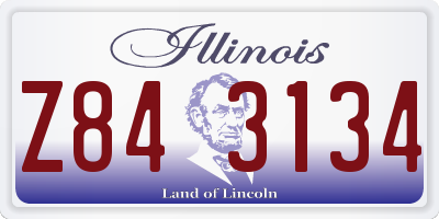 IL license plate Z843134