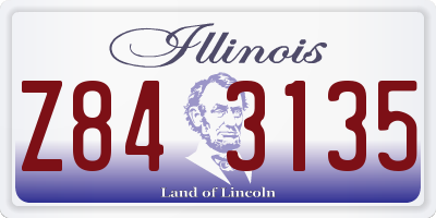 IL license plate Z843135