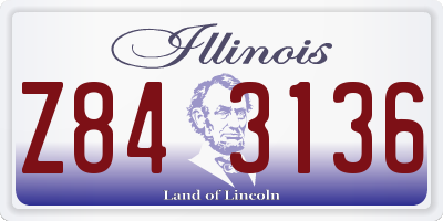 IL license plate Z843136