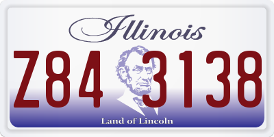 IL license plate Z843138