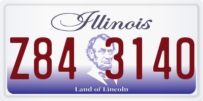 IL license plate Z843140