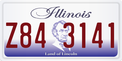 IL license plate Z843141