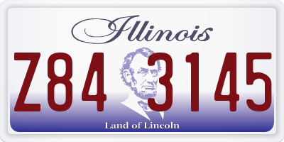 IL license plate Z843145
