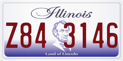 IL license plate Z843146