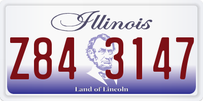 IL license plate Z843147