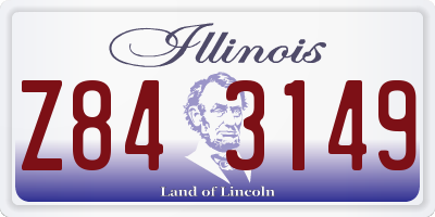 IL license plate Z843149