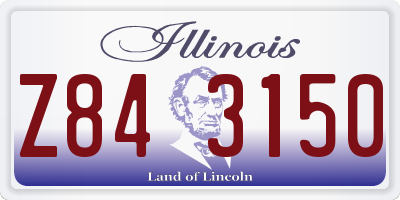 IL license plate Z843150