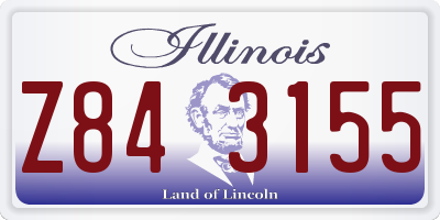 IL license plate Z843155