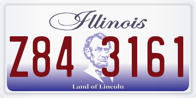IL license plate Z843161