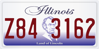 IL license plate Z843162
