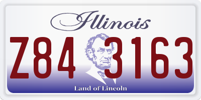 IL license plate Z843163