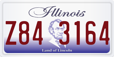 IL license plate Z843164