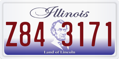 IL license plate Z843171