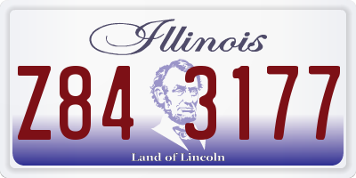 IL license plate Z843177
