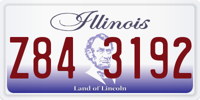 IL license plate Z843192