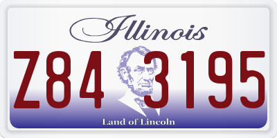 IL license plate Z843195