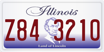 IL license plate Z843210