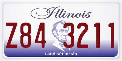 IL license plate Z843211
