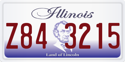 IL license plate Z843215