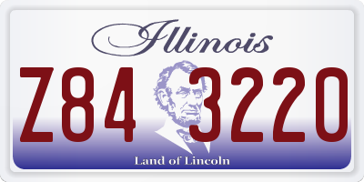 IL license plate Z843220