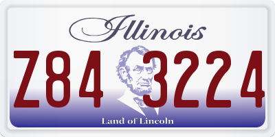 IL license plate Z843224