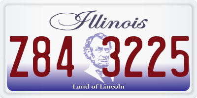 IL license plate Z843225
