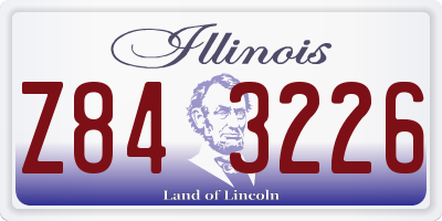 IL license plate Z843226