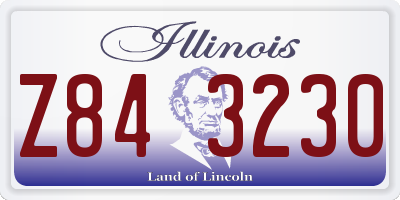 IL license plate Z843230