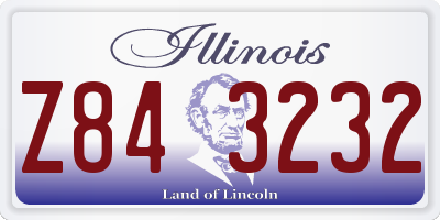 IL license plate Z843232