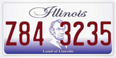 IL license plate Z843235