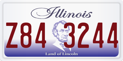 IL license plate Z843244
