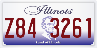 IL license plate Z843261