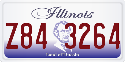 IL license plate Z843264