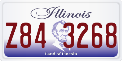 IL license plate Z843268
