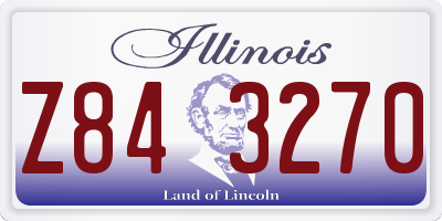 IL license plate Z843270