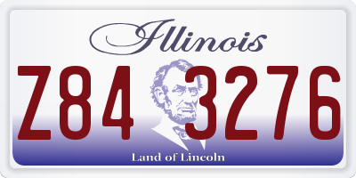 IL license plate Z843276