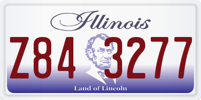 IL license plate Z843277