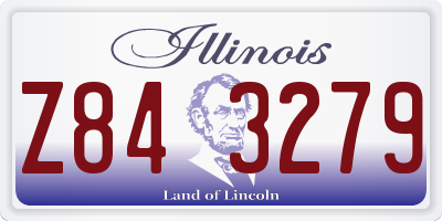 IL license plate Z843279