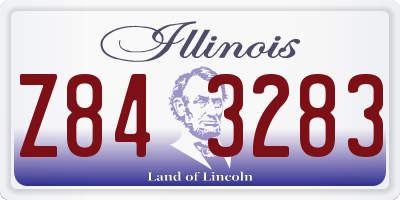 IL license plate Z843283